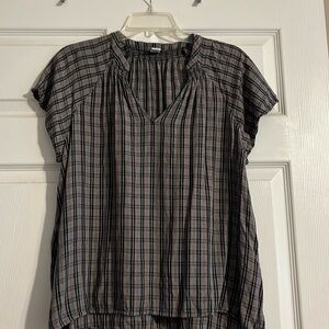 Super light and soft, Old Navy plaid blouse.  Size: large